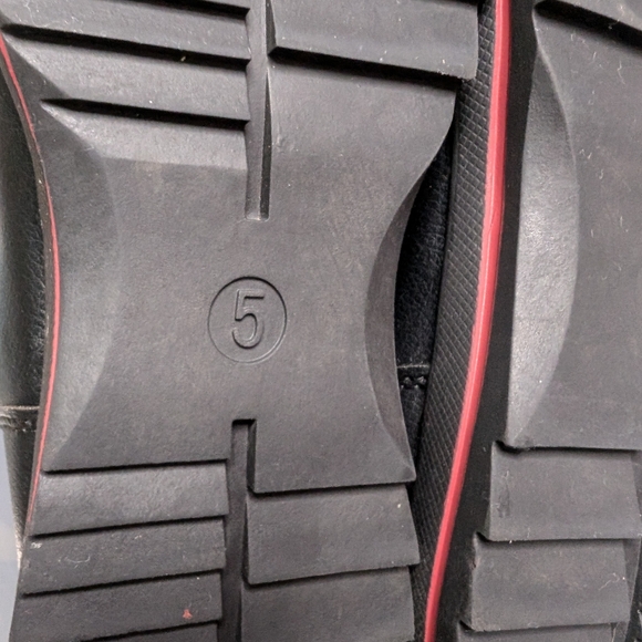 Cat&Jack NWOT Nicole 5 slick puff black vegan fur lined  zipup winter/snow boots - Picture 5 of 10